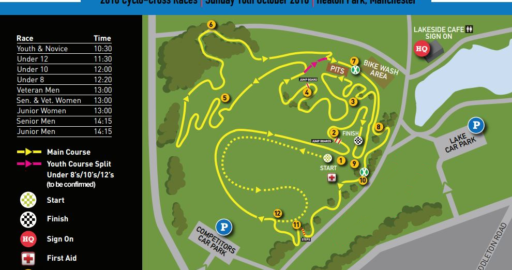 Preview: Manchester Wheelers Cyclo-cross – Sunday 16th October 2016, Heaton Park Manchester